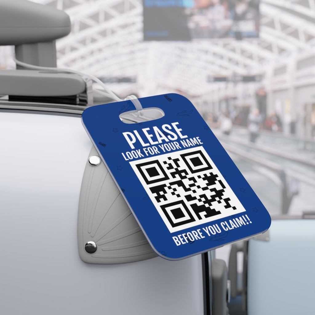 JSJSFC - Coded Bag Tags - Blue