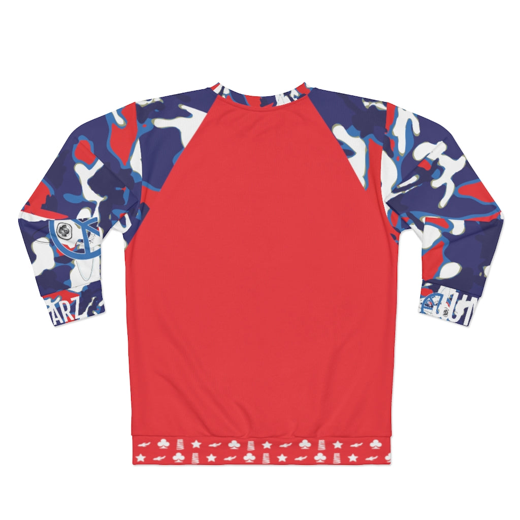 JSJSFC - Loving the Crew Classic JS Sweater - 5 - Cloud Kicker Camo Red-E