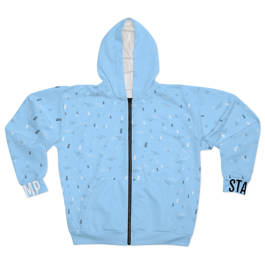 JSJSFC - Unisex Grip Hoodie - Cerulean Clue